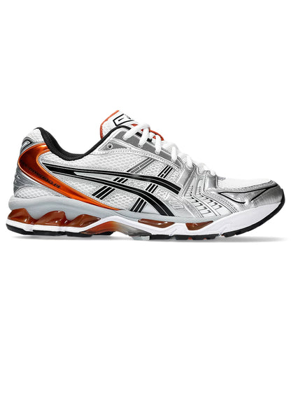 ASICS Gel-Kayano 14 - White/Piquant Orange